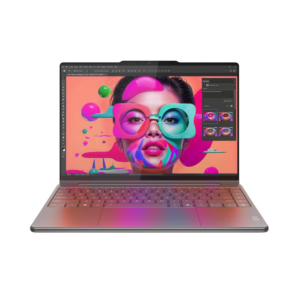 TJM Lenovo Yoga 9 Aura Edition 14ILL10 - (13AX) Intel Core Ultra 7-258V, RAM 32GB, SSD 1TB, Intel® Arc™ Graphics 140V, 14 Inch WQXGA+ OLED 120Hz Touch, Luna Grey