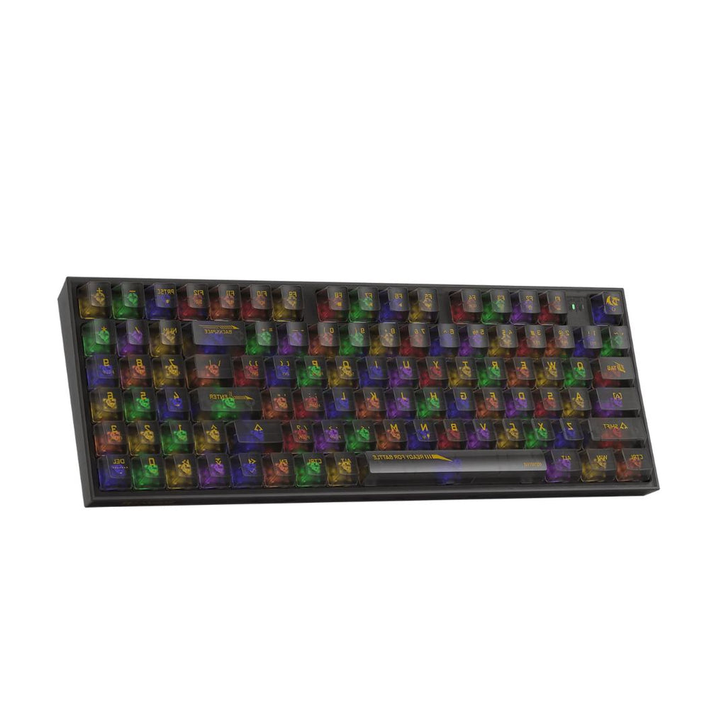 TJM Redragon IRELIA K658CTB PRO RGB 90%, USB-C wired, BT , 2.4 GHz wireless Translucent Crystal Switch