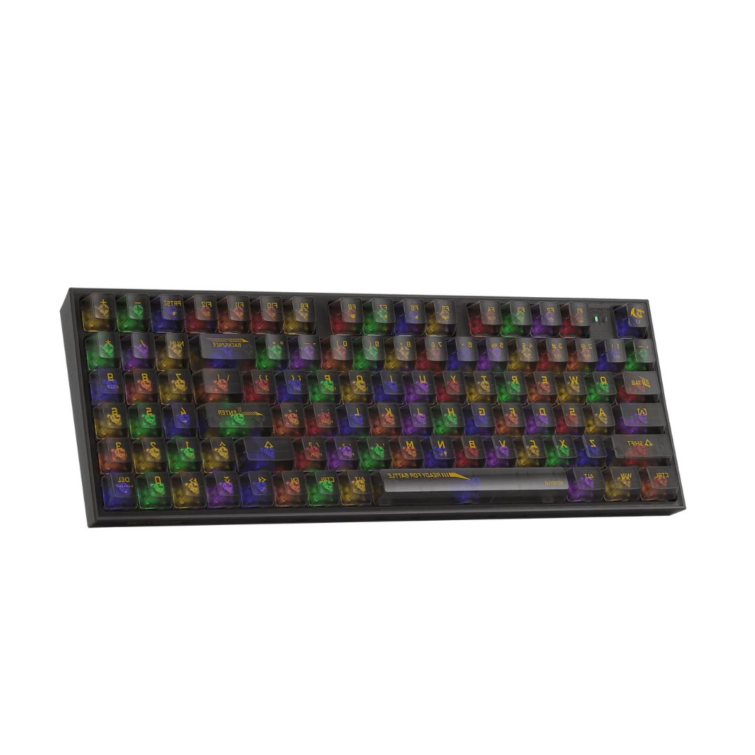 TJM Redragon IRELIA K658CTB PRO RGB 90%, USB-C wired, BT , 2.4 GHz wireless Translucent Crystal Switch