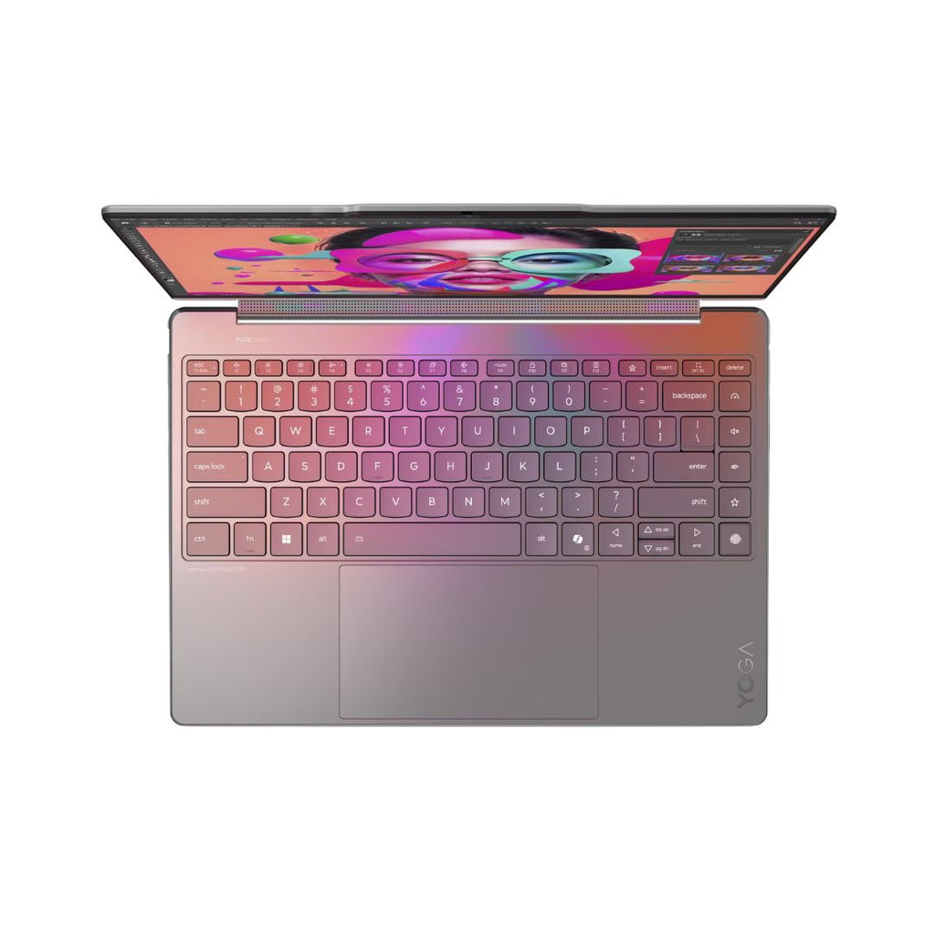 TJM Lenovo Yoga 9 Aura Edition 14ILL10 - (13AX) Intel Core Ultra 7-258V, RAM 32GB, SSD 1TB, Intel® Arc™ Graphics 140V, 14 Inch WQXGA+ OLED 120Hz Touch, Luna Grey