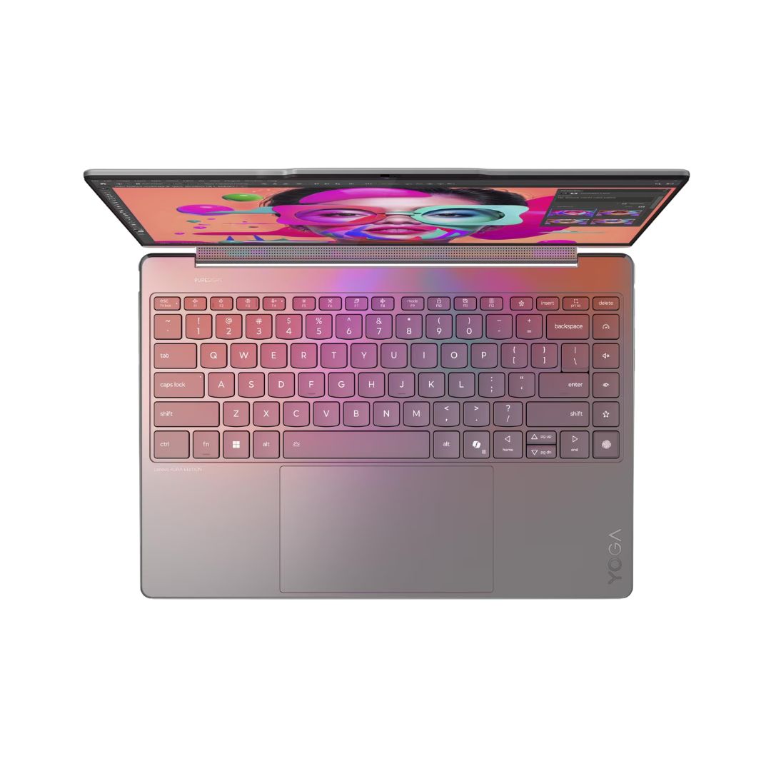 TJM Lenovo Yoga 9 Aura Edition 14ILL10 - (13AX) Intel Core Ultra 7-258V, RAM 32GB, SSD 1TB, Intel® Arc™ Graphics 140V, 14 Inch WQXGA+ OLED 120Hz Touch, Luna Grey
