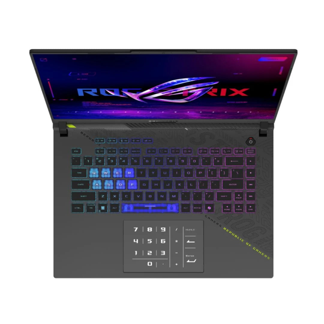 TJM ASUS ROG Strix G16 G615LM-RV172, Intel Ultra 9-275HX, RAM 32GB, SSD 2TB, NVIDIA RTX 5060 8GB, 16.0 Inch WUXGA FHD+ 165Hz, Volt Green