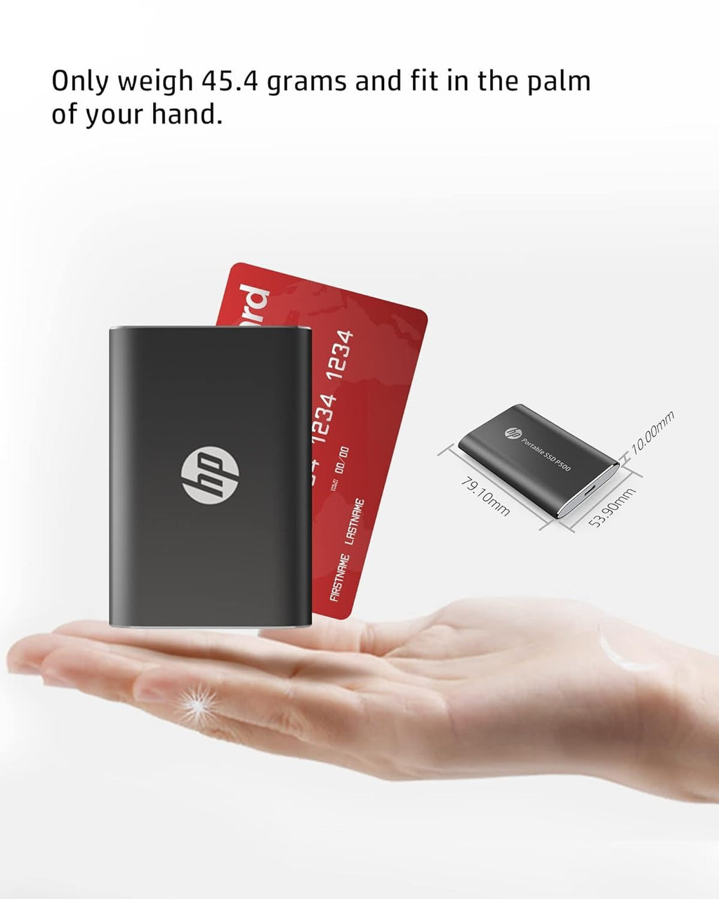 TJM HP SSD P500 Series 250GB Portable SSD External Storage