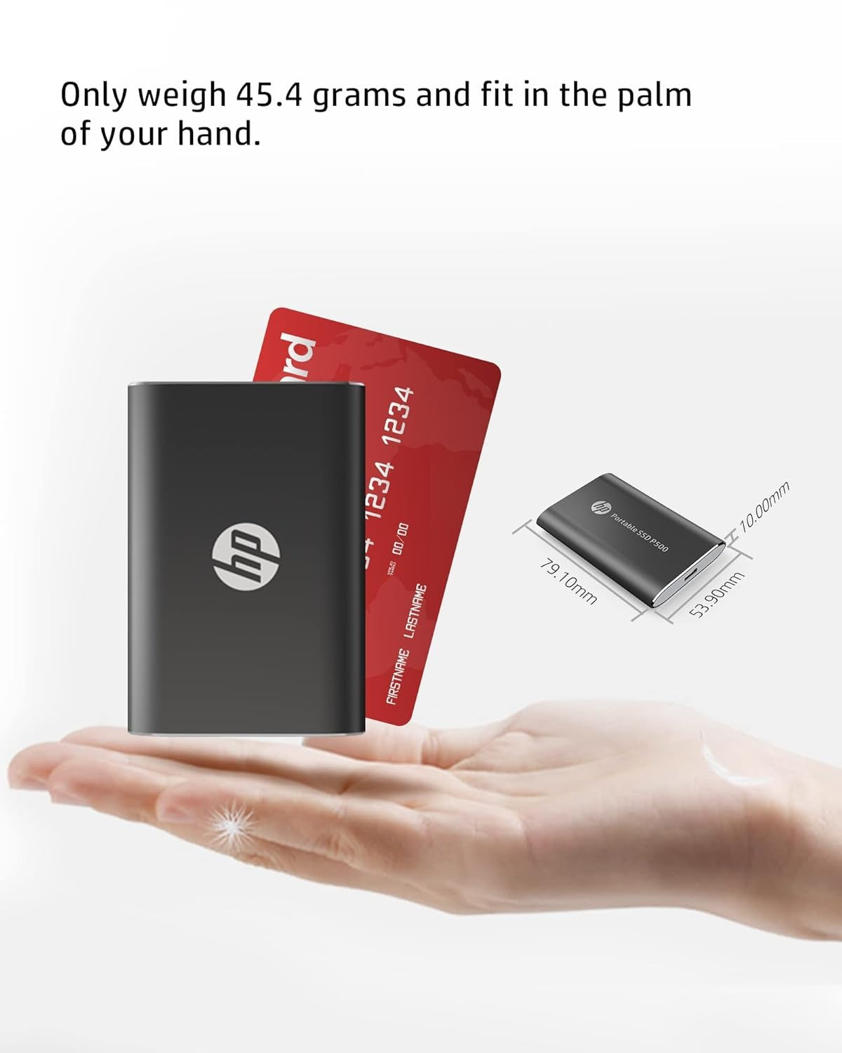 TJM HP SSD P500 Series 250GB Portable SSD External Storage