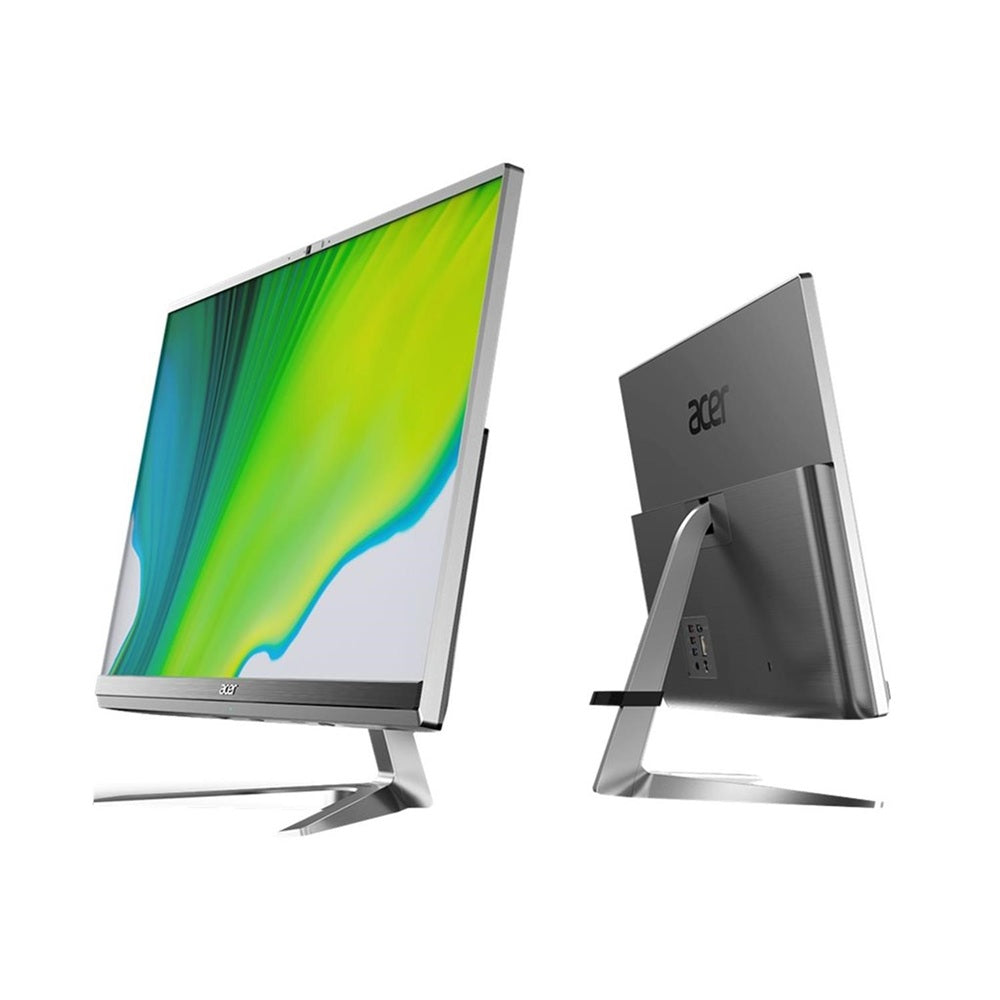 TJM All In One Acer Aspire C24-1651, Intel Core i5-1135G7, RAM 8GB, SSD 512 + 1TB HDD (Upgraded) NVIDIA MX450 2GB, 24 FHD Touchscreen IPS, Silver