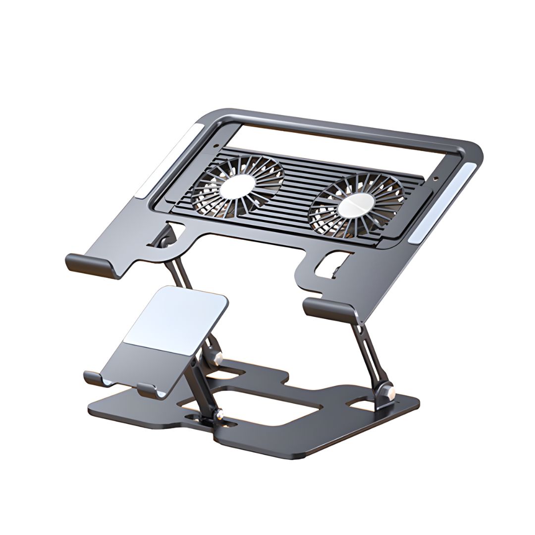 TJM Raptor Laptop Cooling Pad 3-in-1 with Phone Holder