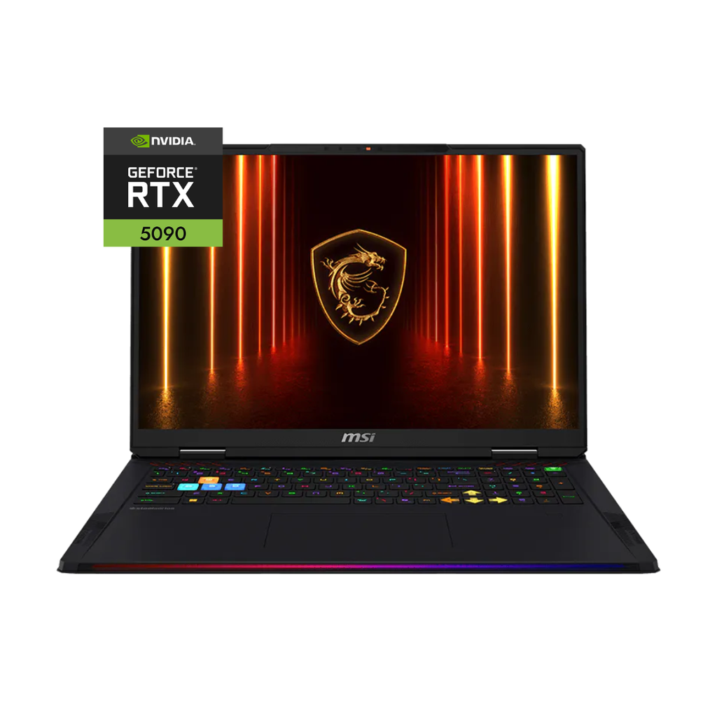 TJM MSI Raider A18 HX A9WIG-205AE, AMD Ryzen 9-9955HX3D, RAM 64GB, SSD 2TB, NVIDIA RTX 5090 24G, 18 Inch UHD+ (4k+) 120Hz, Core Black