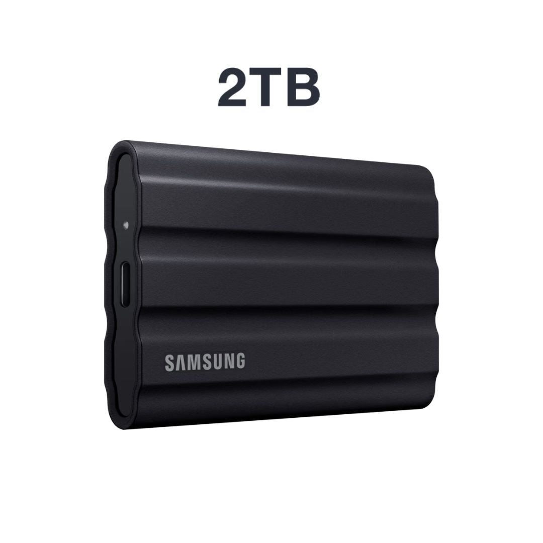 TJM Samsung  T7 Shield 2TB Portable External SSD,  Black