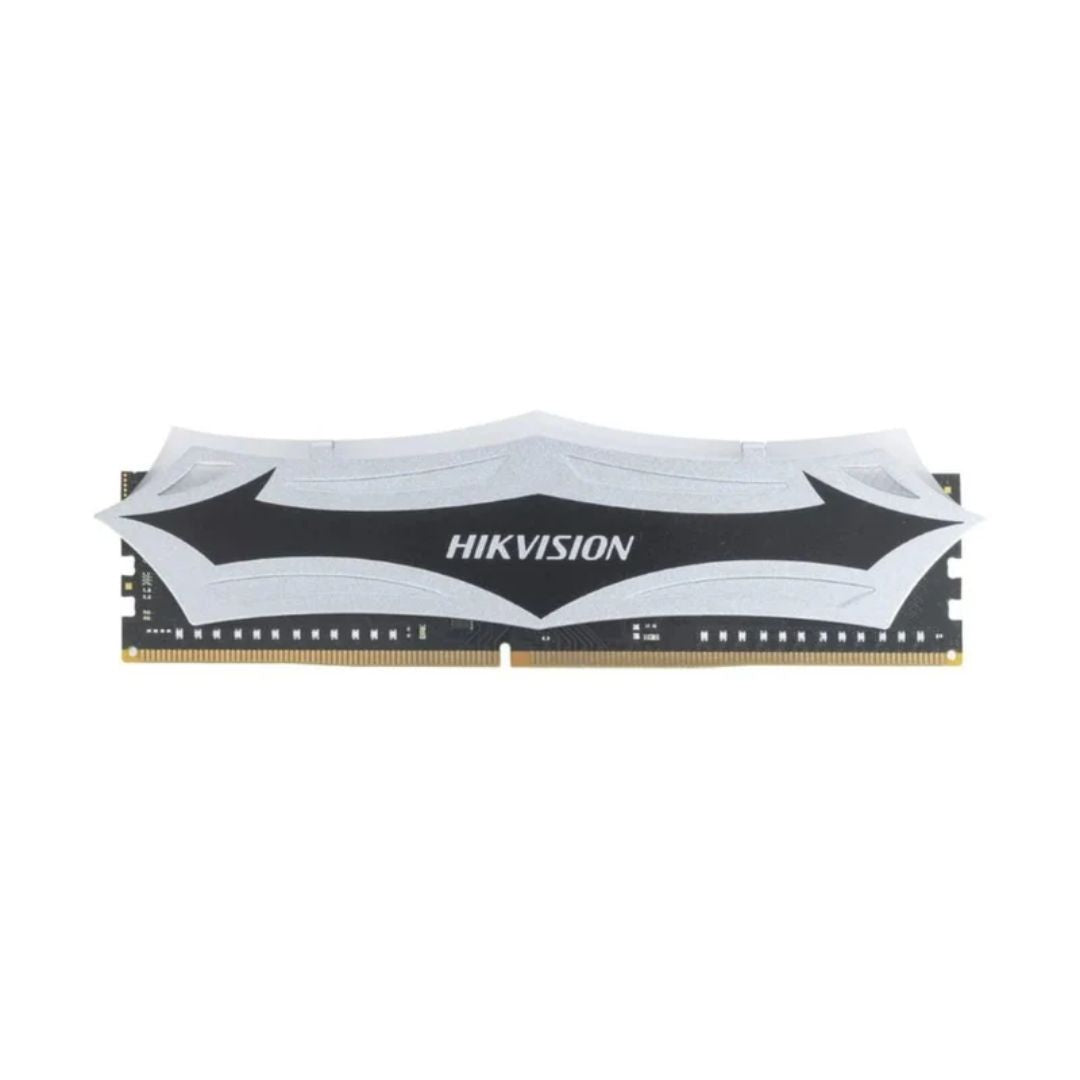 TJM Hikvision U100 16GB (1x16GB) 3200Mhz CL16 DDR4 RGB Desktop Memory - Silver