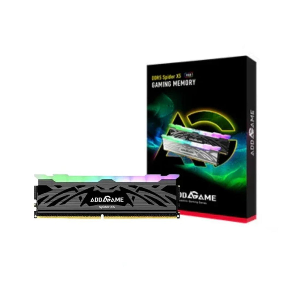 TJM Addlink Spider 5X DDR5 RAM 32GB (2x16GB) Black RGB 6000 MHz CL38