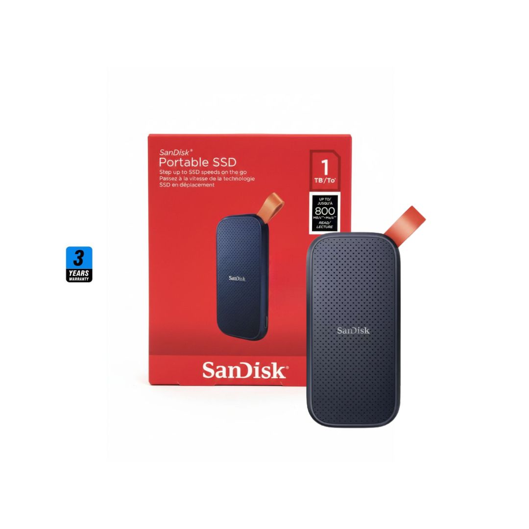 TJM SanDisk E30 Portable External SSD 1TB