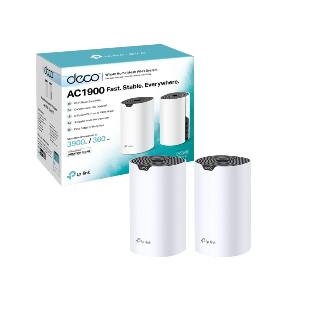 TJM TP Link DECO S7 AC1900 Mesh Wi-Fi 5 System 2-Pack