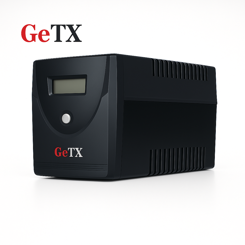 TJM UPS GeTX GXK-1500-C (1500VA, 1.5KV), Line interactive, LCD Battery 12v-9a *2