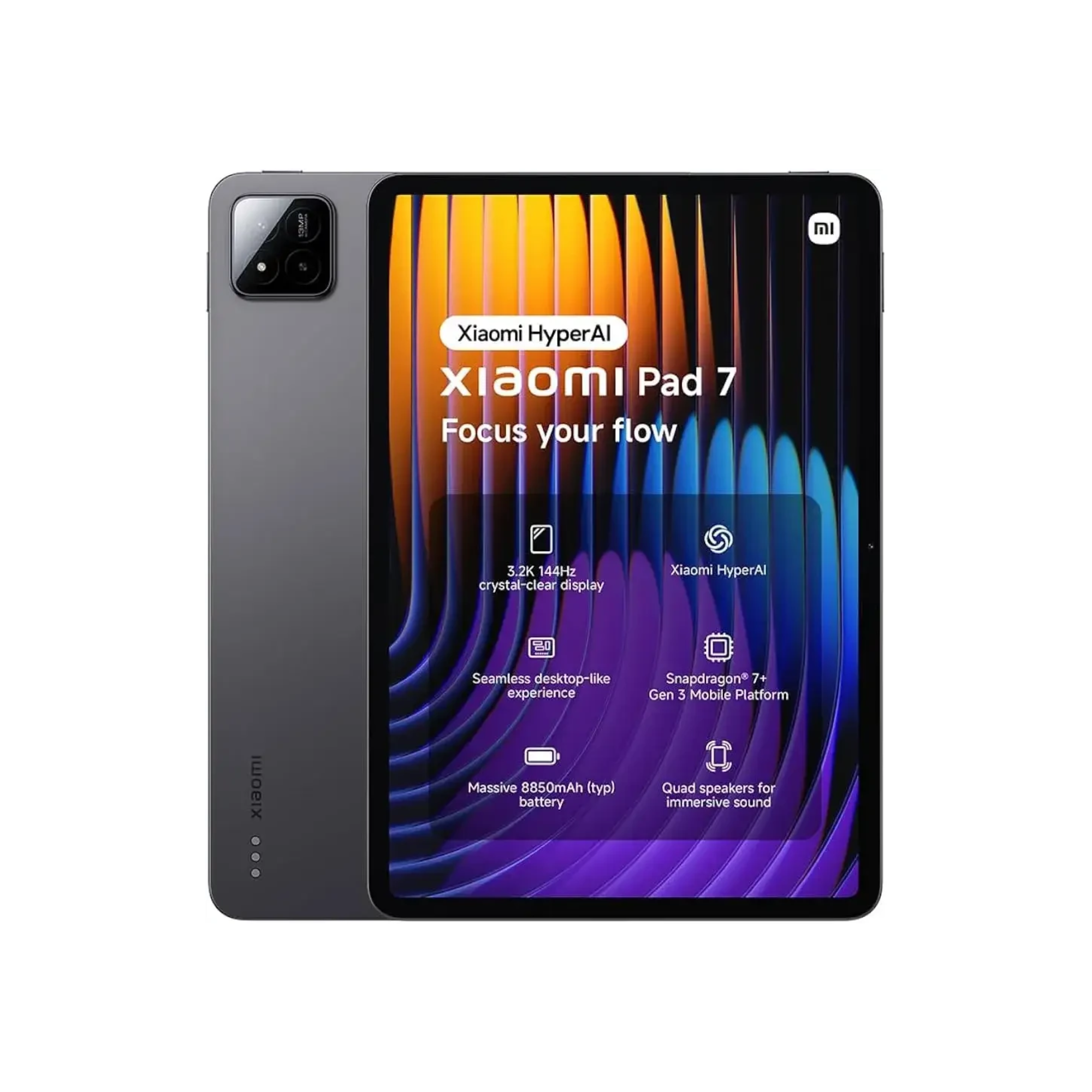 TJM Xiaomi Pad 7, Snapdragon 7+, RAM 8GB, SSD 256GB, Adreno Qualcomm, 11.2 (3200 x 2136) 144Hz, Gray