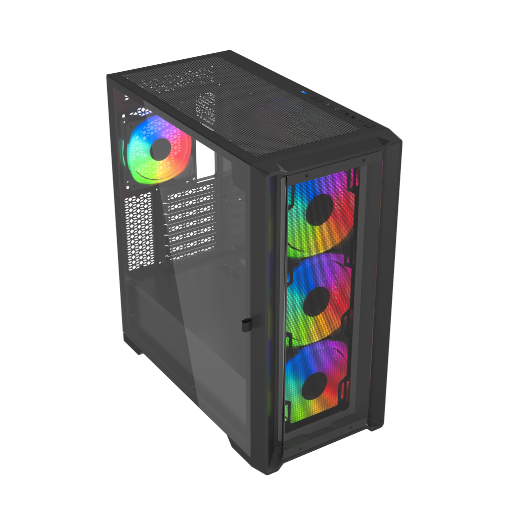 TJM Raptor 230-A Falcon Strike Tempered Glass - Black