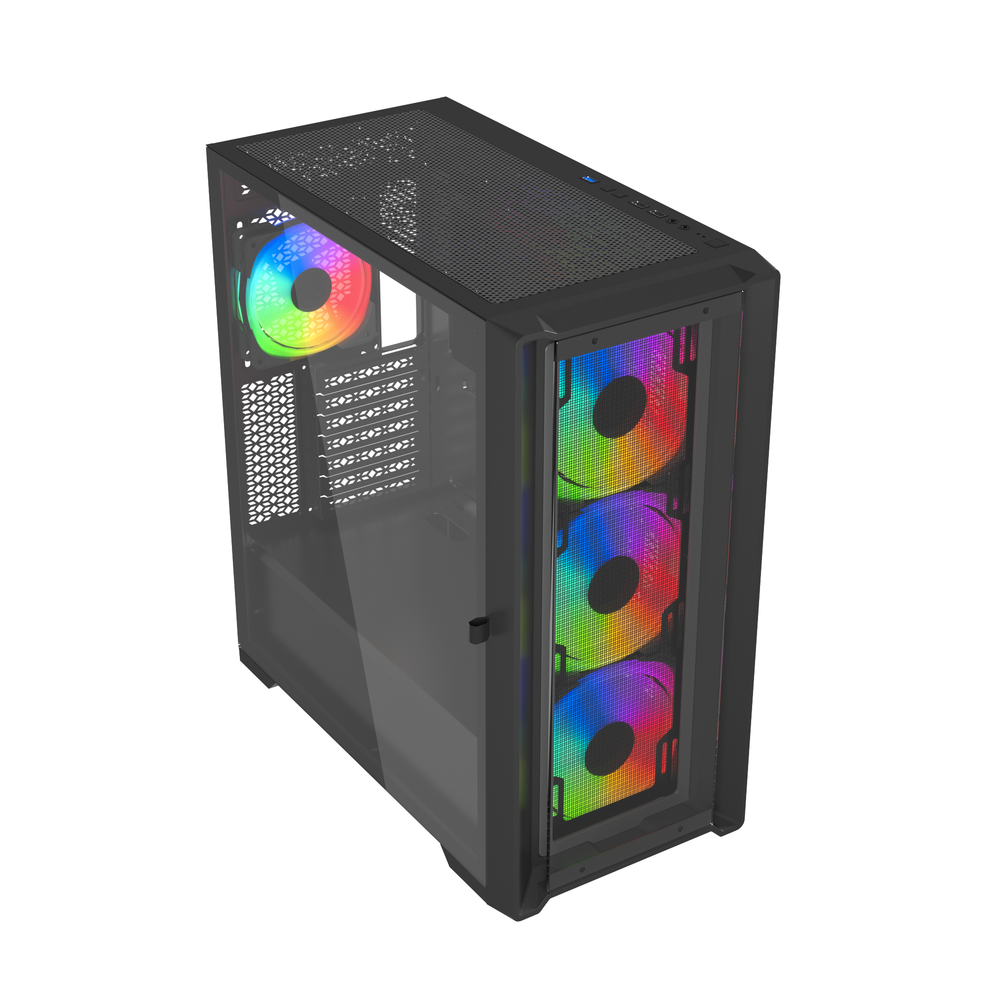 TJM Raptor 230-A Falcon Strike Tempered Glass - Black