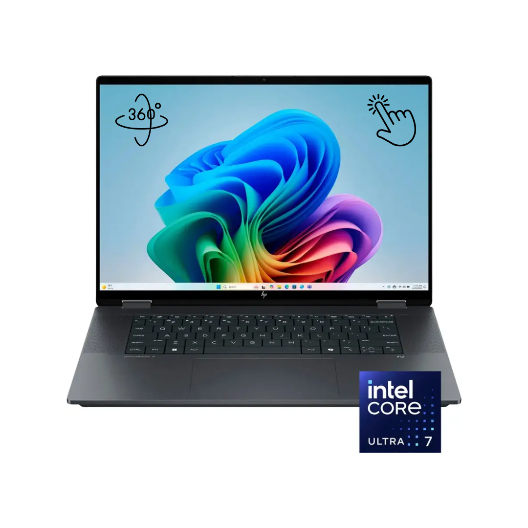 TJM HP OmniBook X Flip 16-AS0023DX, Intel Core Ultra 7-256V, RAM 16GB, SSD 1TB, Intel Arc 140V, 16.0 Inch IPS WUXGA FHD+ Touch, Eclipse Gray