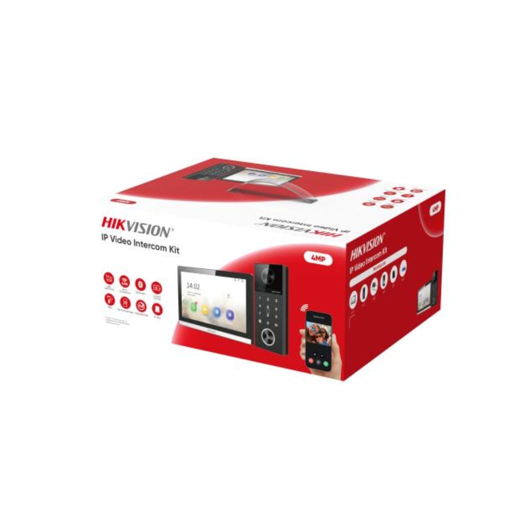 TJM Hikvision kit 4MP IP Video Intercom DS-KIS612-P