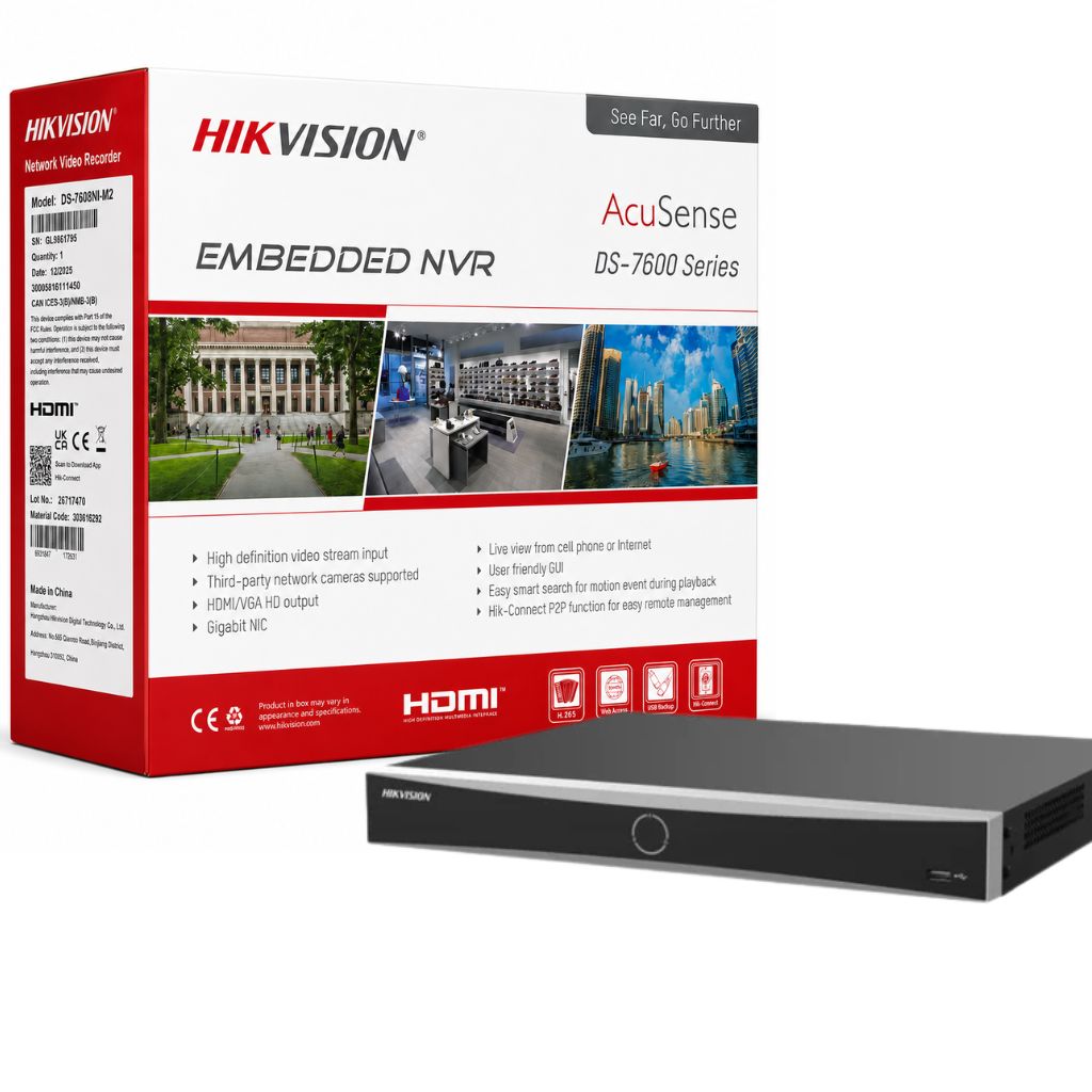 TJM Hikvision DS-7616NXI-K2(D) 16-ch 1U K Series AcuSense 4K NVR