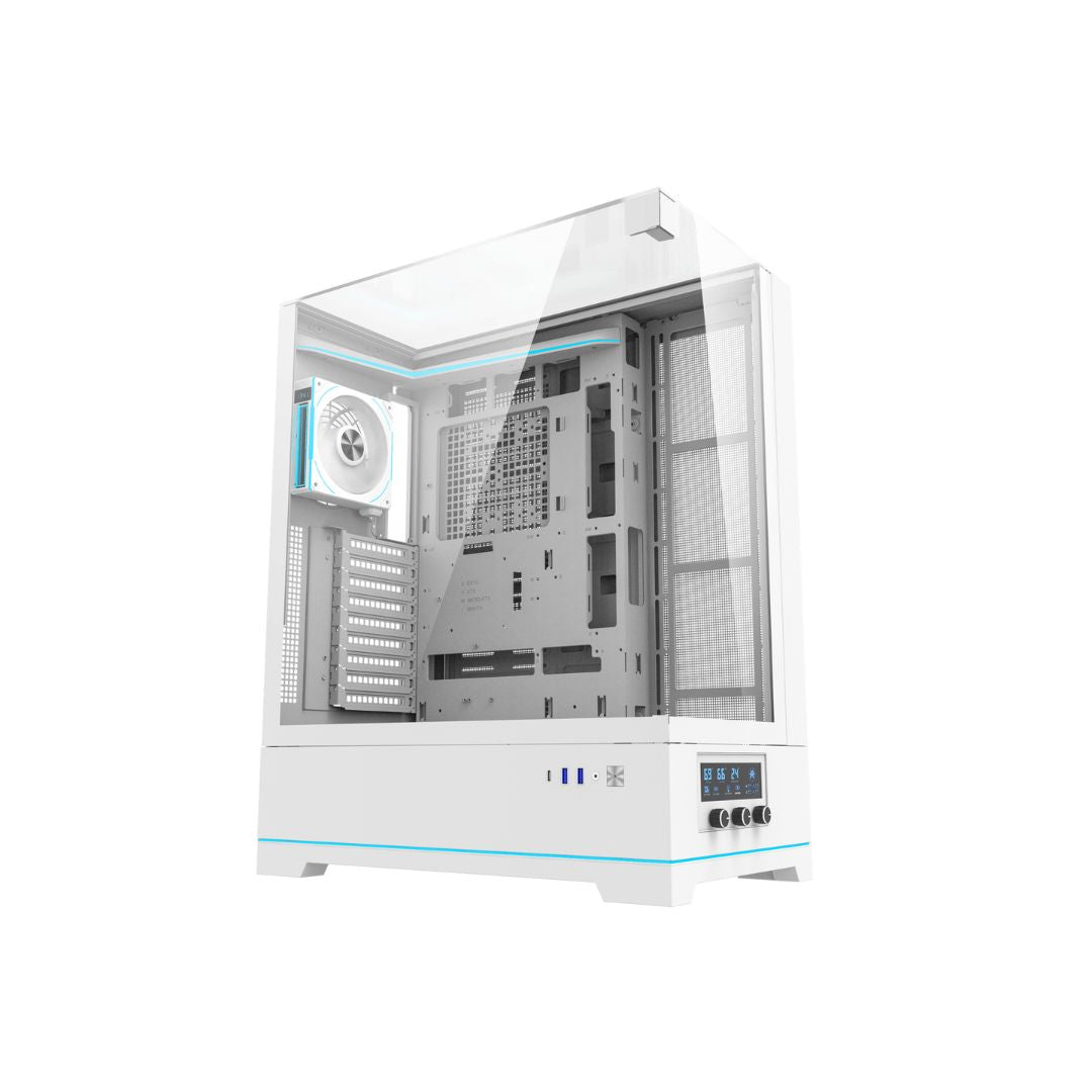 TJM DarkFlash DY450L Pro Mid Tower Case - White