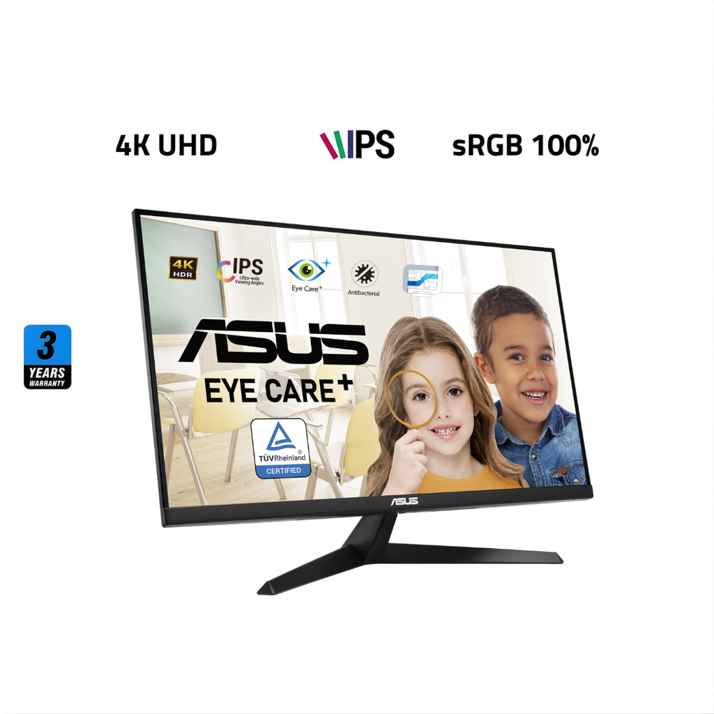 TJM ASUS VY27UQ 27 inch, 4K (3840x2160) 60Hz, 5Ms IPS, Flat, Monitor