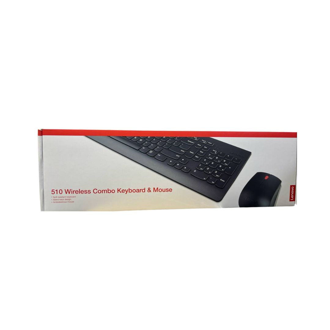 TJM Lenovo 510 Wireless Combo Keyboard & Mouse - Black