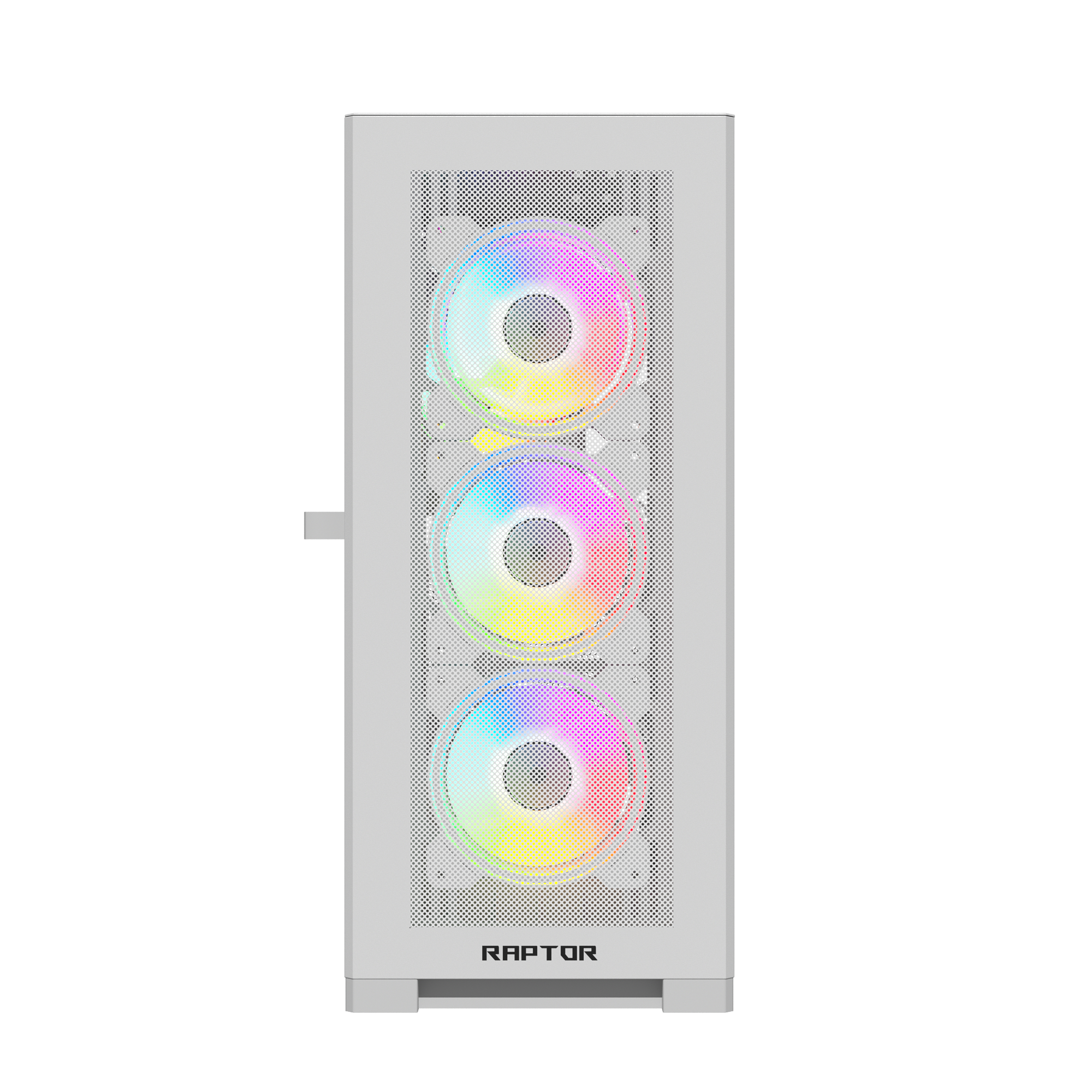 TJM Raptor 290-XL ARCTIC HAWK RGB Mid Tower Case - White