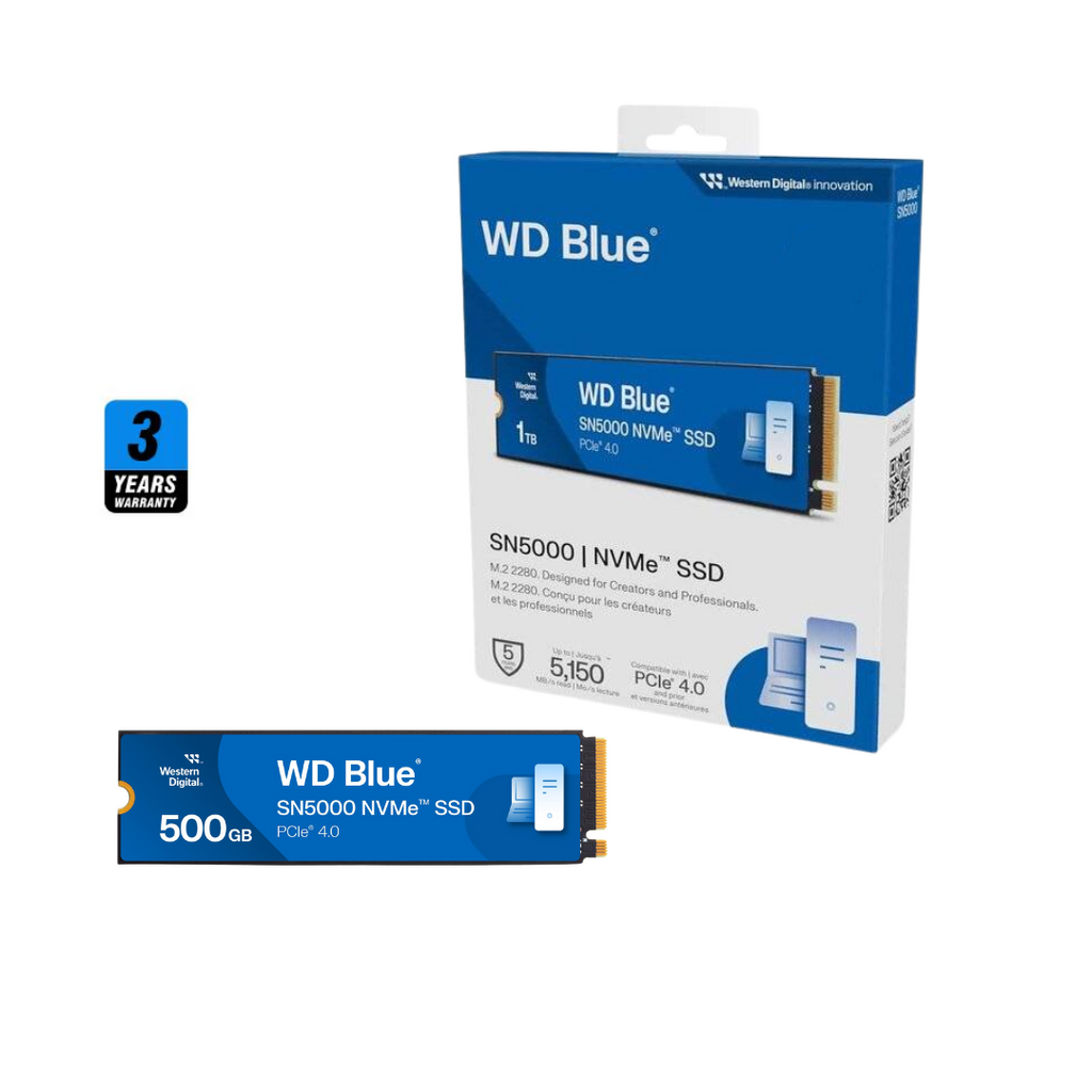 TJM WD Blue SN5000 500GB , 5000MB/s M.2 NVME , PCIe 4.0