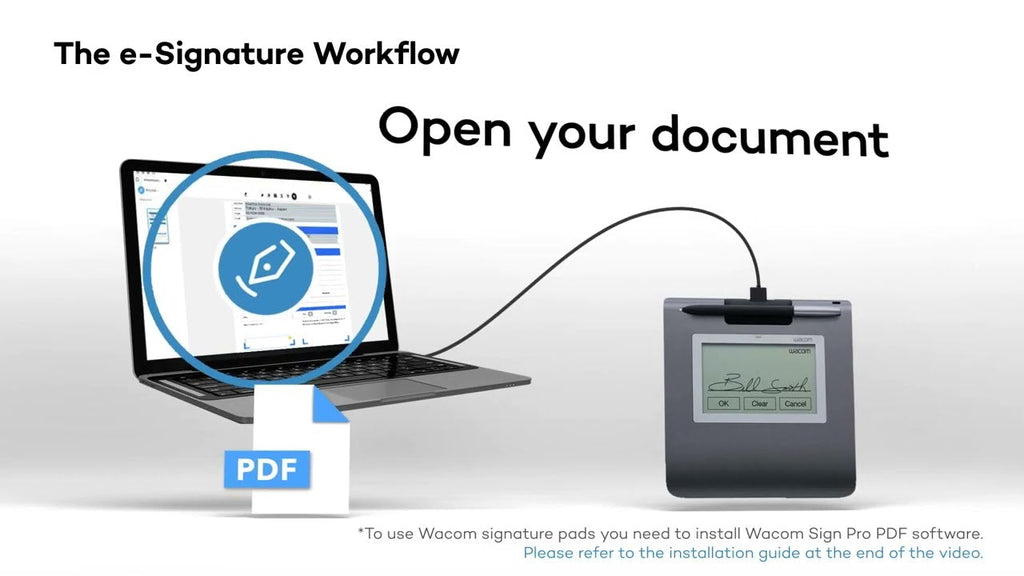 TJM Wacom STU-430 LCD Signature Pad
