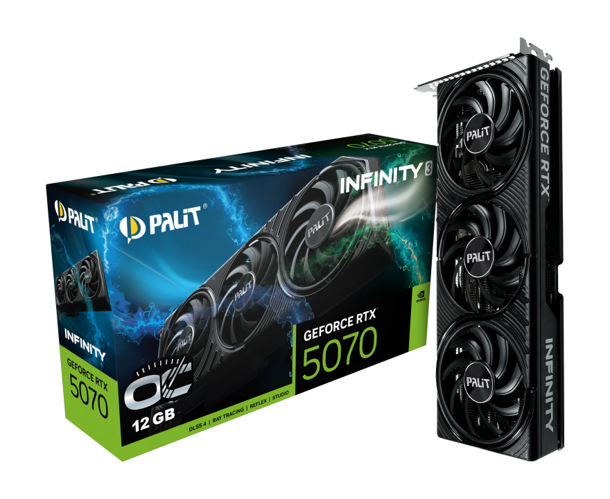 TJM Palit GeForce RTX 5070 Infinity 3X OC - 12GB